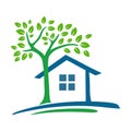 House and tree icon