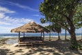 House of trees on the rancabuaya beach