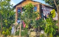 House in the tropical jungle nature in Mazunte Mexico Royalty Free Stock Photo