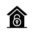 House vector glyph flat icon Royalty Free Stock Photo