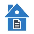 House vector glyph flat icon Royalty Free Stock Photo