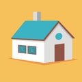 House Vector, House Cartoon, House Illustration, House Icon Royalty Free Stock Photo