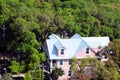 House viewed from lighthouse, Saint Augustine FL Royalty Free Stock Photo