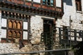 house in a village (bhutan) Royalty Free Stock Photo