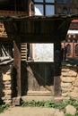 house in a village (bhutan) Royalty Free Stock Photo