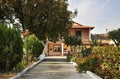 House in the village Evzonoi. Greece