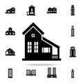 house in the village icon. house icons universal set for web and mobile Royalty Free Stock Photo