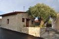 House in village of Sotira, Limassol in the province of Limassol, in Cyprus Royalty Free Stock Photo
