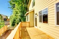 House with walkout deck