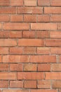 House wall with facing bricks Royalty Free Stock Photo