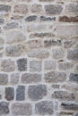 House wall made of natural stone Royalty Free Stock Photo