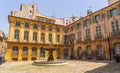 Albertas Place architecture at Aix-en-Provence Royalty Free Stock Photo