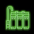 house water filter neon glow icon illustration Royalty Free Stock Photo