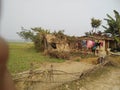 House of weaker section people who belongs below poverty line in madhubani India