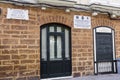 House where born the Spanish composer Manuel de Falla on 23 November 1876, registration indicates in marble indicates