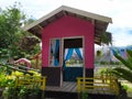 house where children play in the recreation park Royalty Free Stock Photo