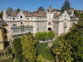 House where the writer Hermann Hesse stayed in Montagnola on Switzerland Royalty Free Stock Photo