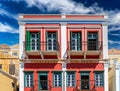 The house in which, at the end of World War II, the capitulation was signed of German forces to the British. Symi, Greece 1