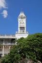 House of wonders in stone town in zanzibar island Royalty Free Stock Photo