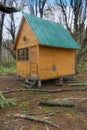 House, Wood, Forest, Winter, USHUAIA, ARGENTINA - 2023: Ushuaia Fin Del Mundo (End Of The World) Tierra del Fuego