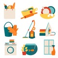 House work concept vector illustration