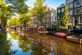 Houseboat on Amsterdam Canal