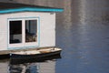 A houseboat in Amsterdam, Holland