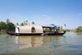 A houseboat in the backwaters