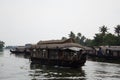 Houseboat on backwaters of Alleppey in Kerala State of india