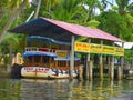 A houseboat in backwaters of Kerala