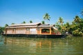 Houseboat through the backwaters in Kerala, India
