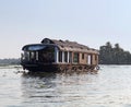 Houseboat on backwaters in Kerala, South India