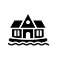 houseboat icon. Trendy houseboat logo concept on white background from Transportation collection