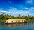 Houseboat on Kerala backwaters, India