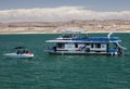 Houseboat on Lake Powell Royalty Free Stock Photo