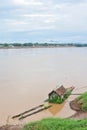 Houseboat in mekong river