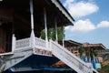 Houseboat in moored in Dal Lake-13 Royalty Free Stock Photo