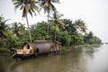 Houseboat Ride in Kottayam Royalty Free Stock Photo