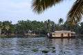 Houseboat travels around the backwaters, Kerala, India