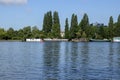 Houseboats At The Amstel River At Amsterdam The Netherlands 25-5-2020 Royalty Free Stock Photo