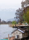 Houseboats, Dal Lake, Srinagar, Royalty Free Stock Photo