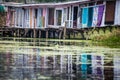 Houseboats, the floating luxury hotels in Dal Lake, Srinagar.India Royalty Free Stock Photo