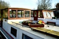 Houseboats on a London canal Royalty Free Stock Photo