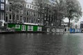 Houseboats in the nieuwe prinsengracht amsterdam Royalty Free Stock Photo