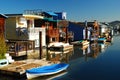 Houseboats in Sausalito, California Royalty Free Stock Photo