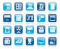 household appliances and electronics icons Royalty Free Stock Photo