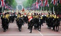 The Household Cavalry Band watercolour effect