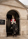 The Household Cavalry Museum - Horse Guards changing of the guard ceremony part of British history Royalty Free Stock Photo