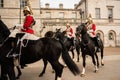 The Household Cavalry Museum in London - Horse Guards changing of the guard ceremony part of British history