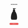 Household cleaning bottle icon